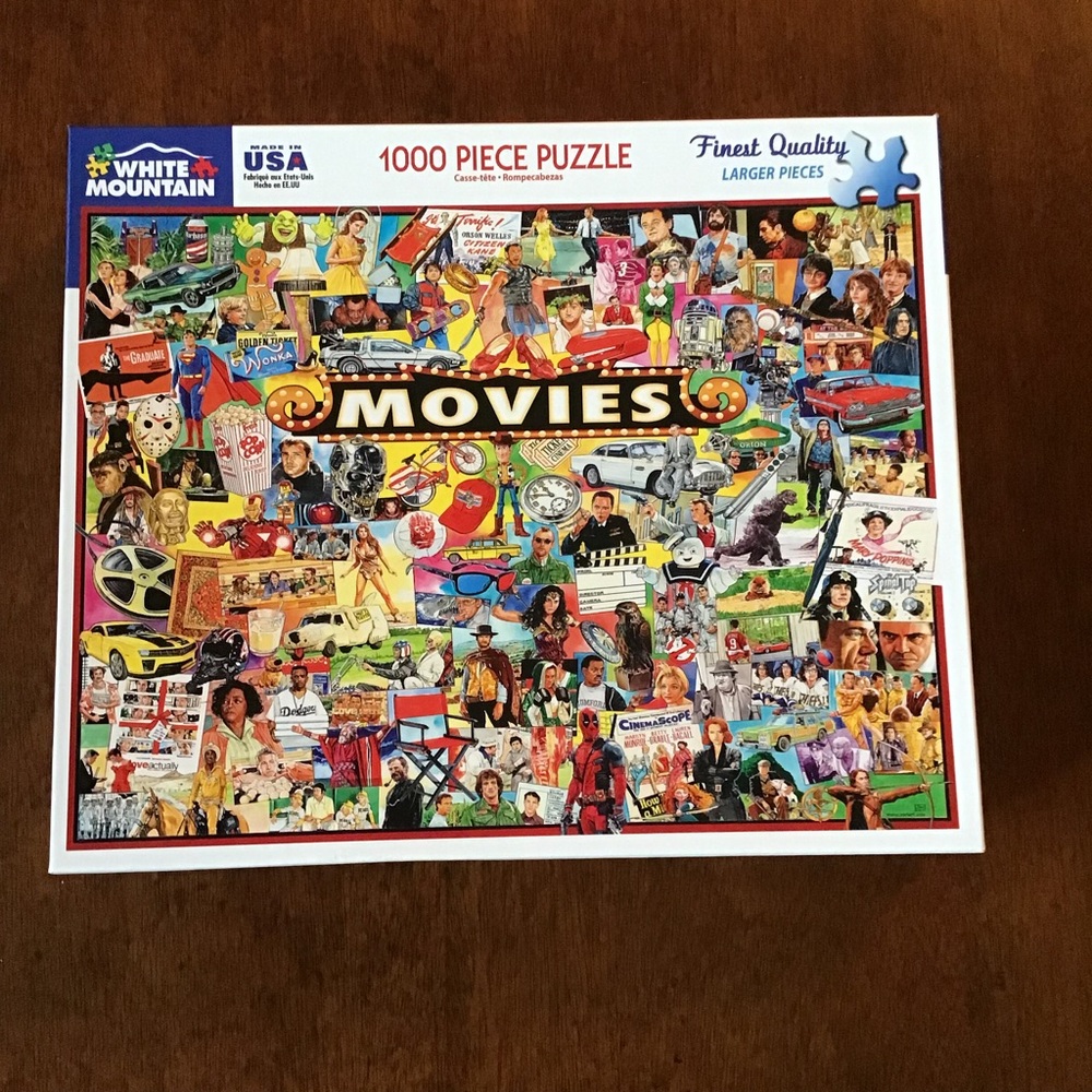 White Mountain Movies 1000-Piece Puzzle - Multicolor